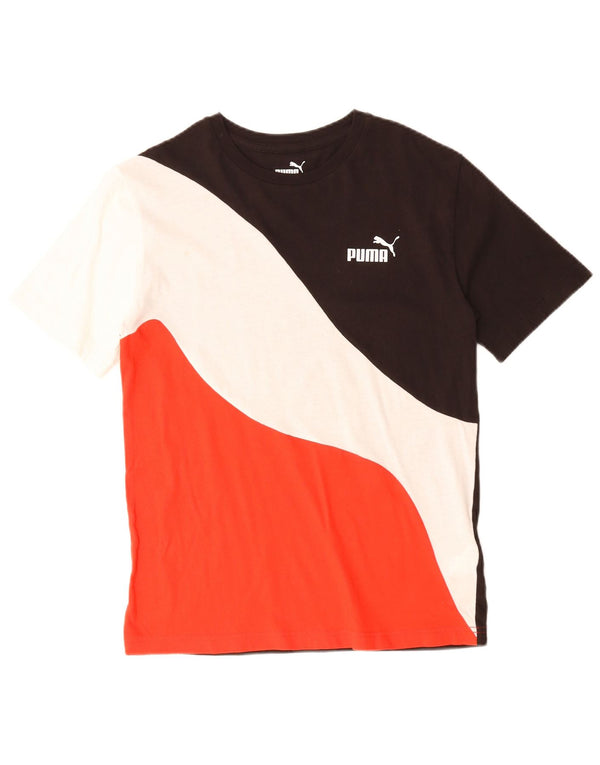 PUMA Camiseta para mujer Top UK 40 Grande Multicolor Colorblock Algodón
