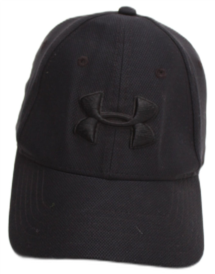 Under Armour Gorra de béisbol gráfica para hombre talla mediana/grande negra deportiva