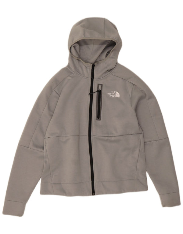The North Face Sudadera con capucha y cremallera para mujer UK 12 Poliéster gris medio