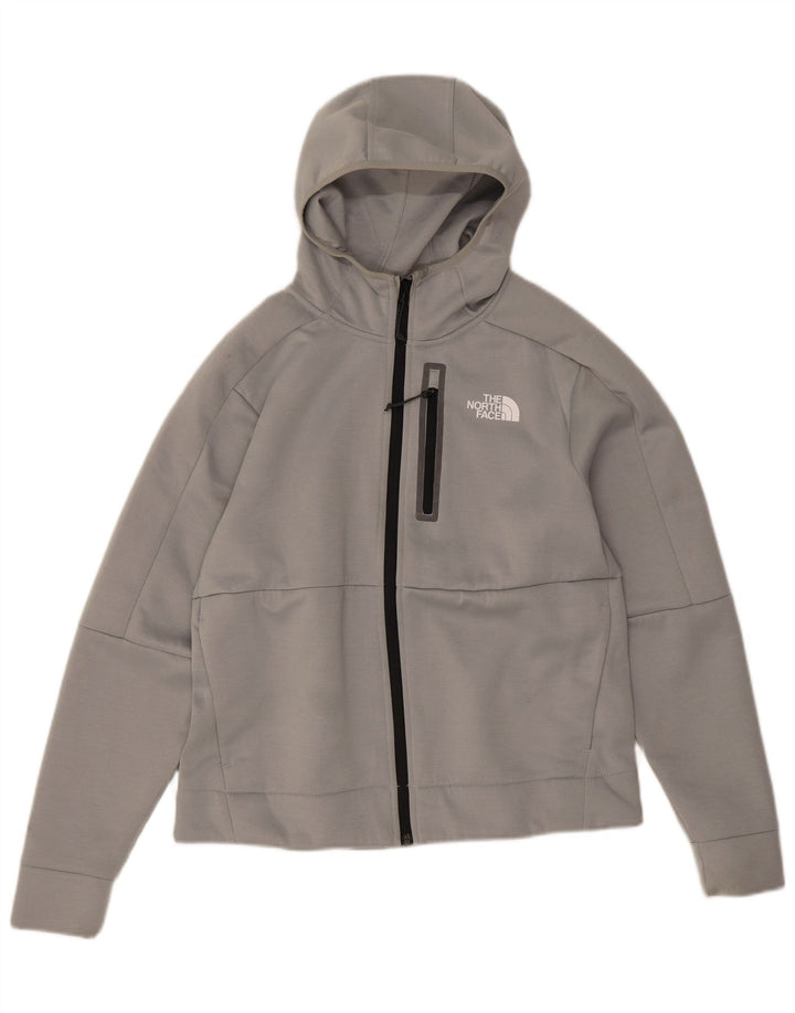 The North Face Sudadera con capucha y cremallera para mujer UK 12 Poliéster gris medio