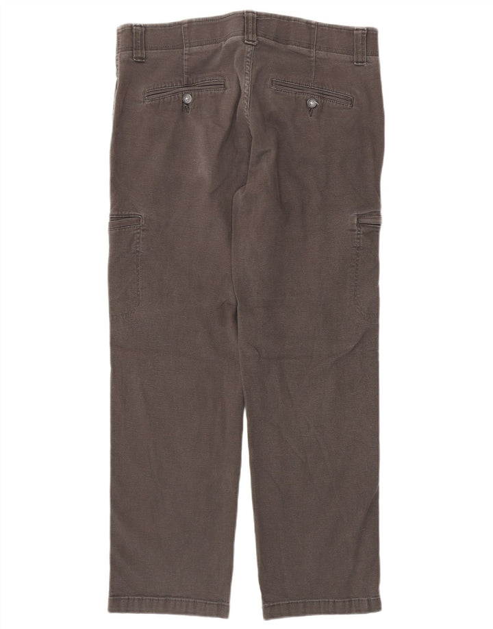 LEE Pantalones cargo rectos para hombre W33 L30 Algodón gris