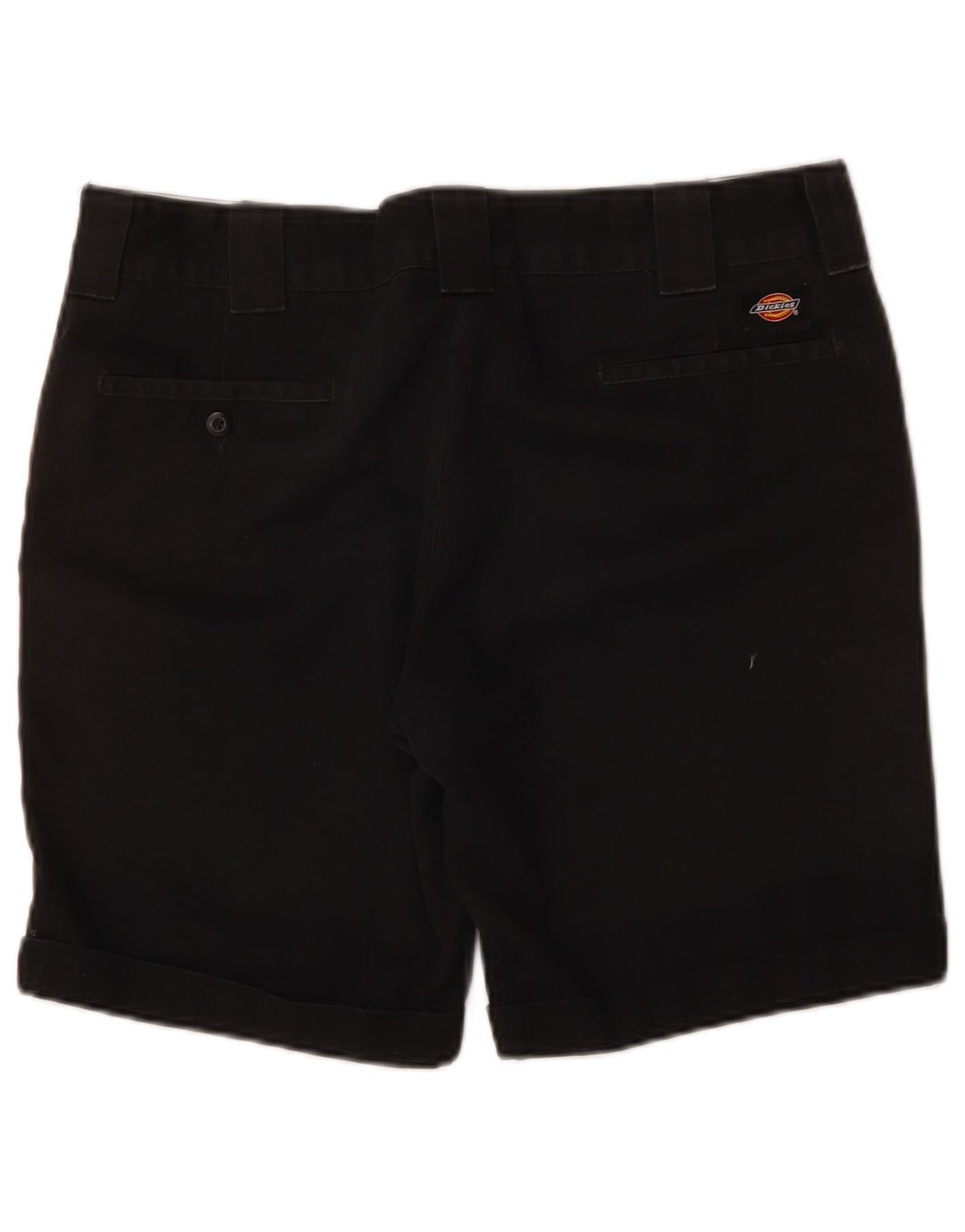 DICKIES Pantalones cortos chinos para hombre W34 Grande Algodón negro