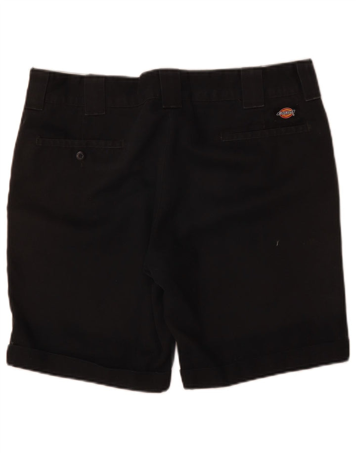 DICKIES Pantalones cortos chinos para hombre W34 Grande Algodón negro