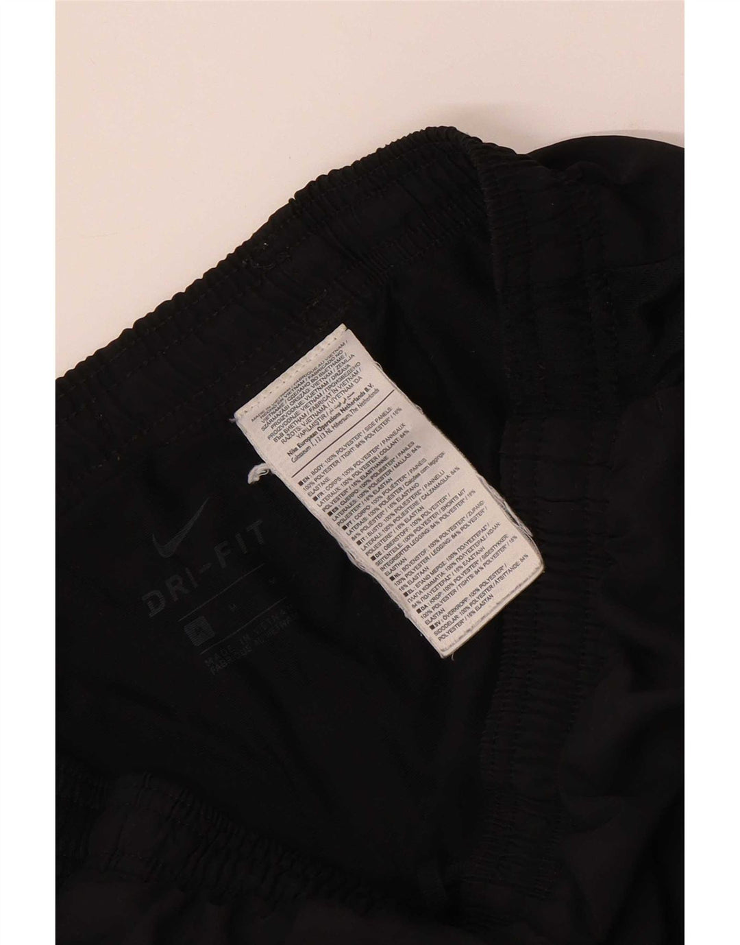 Pantalones cortos deportivos Nike Dri Fit para hombre Poliéster negro mediano