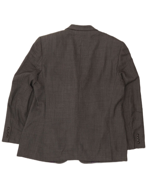Marks & Spencer Chaqueta tipo blazer de 2 botones para hombre UK 46 XL Lana gris