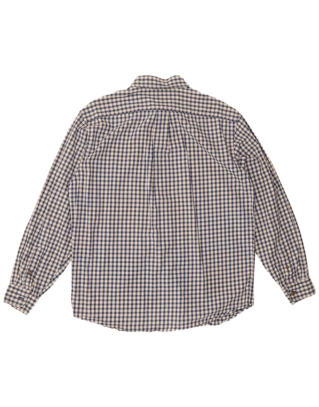 Eddie Bauer Camisa De Franela De Algodón A Cuadros Azul Medio - Hombre