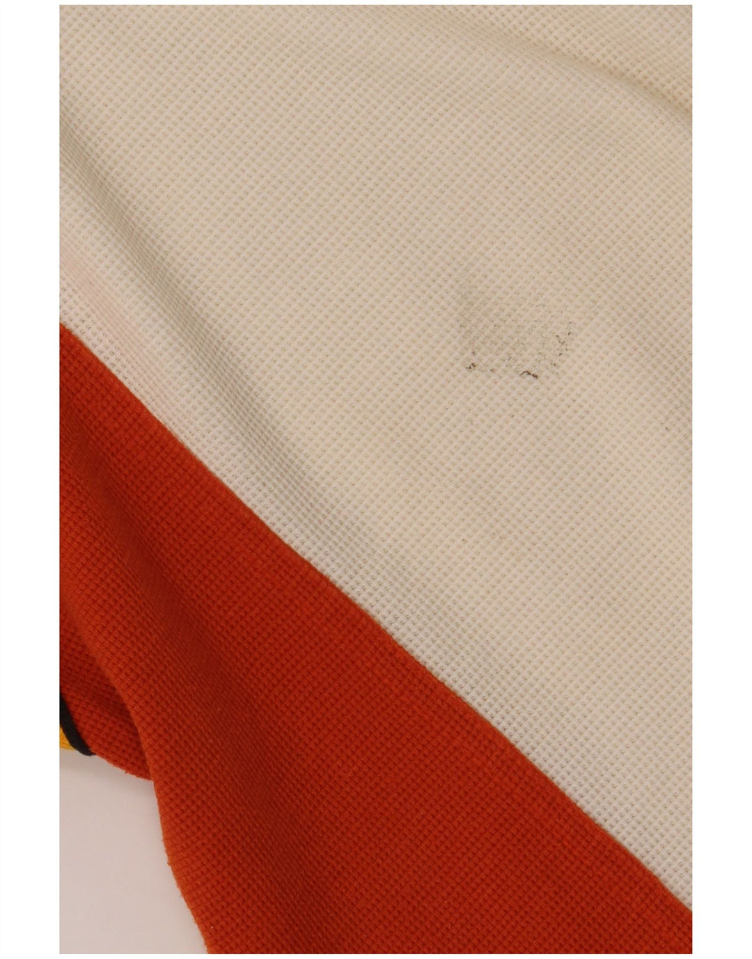 LOTTO Polo para hombre ES 36/38 Small Blanco Colorblock Poliéster