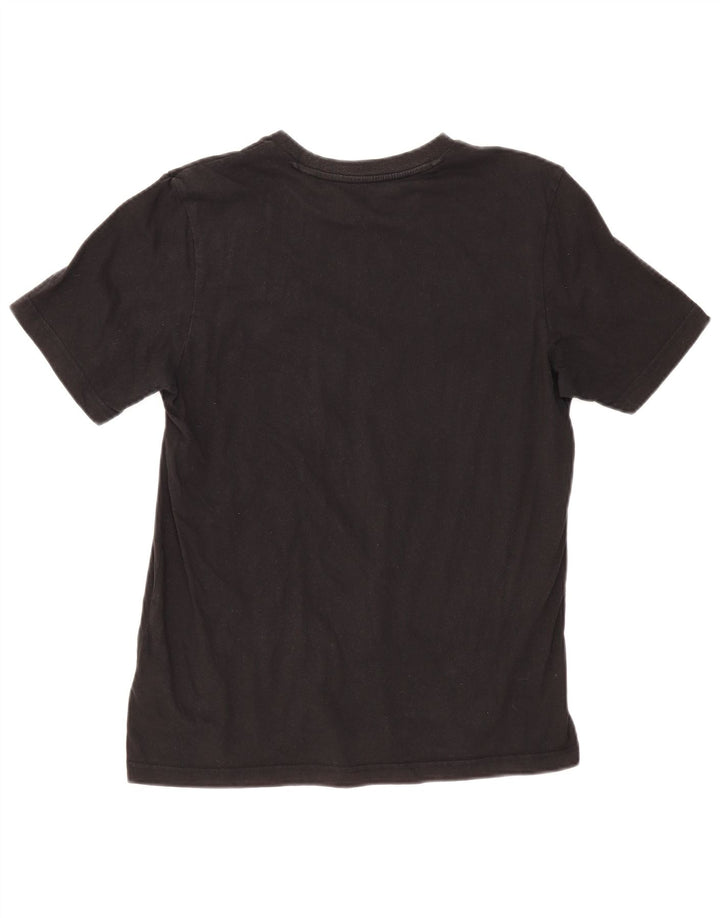 Adidas - Camiseta para hombre, talla pequeña, algodón negro