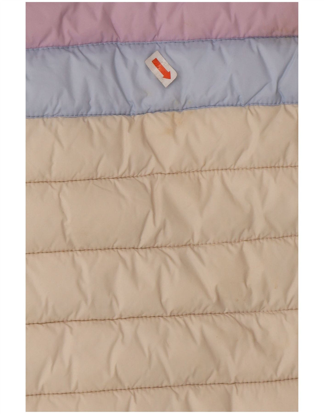 JOULES Chaqueta acolchada con capucha para niña 7-8 años Blanco roto color block