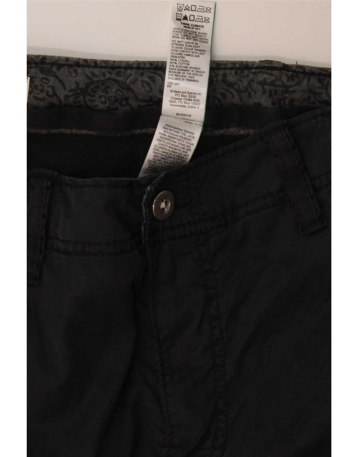 Marks & Spencer Pantalones tipo joggers cargo para mujer UK 12 Medium W30 L29 Gris