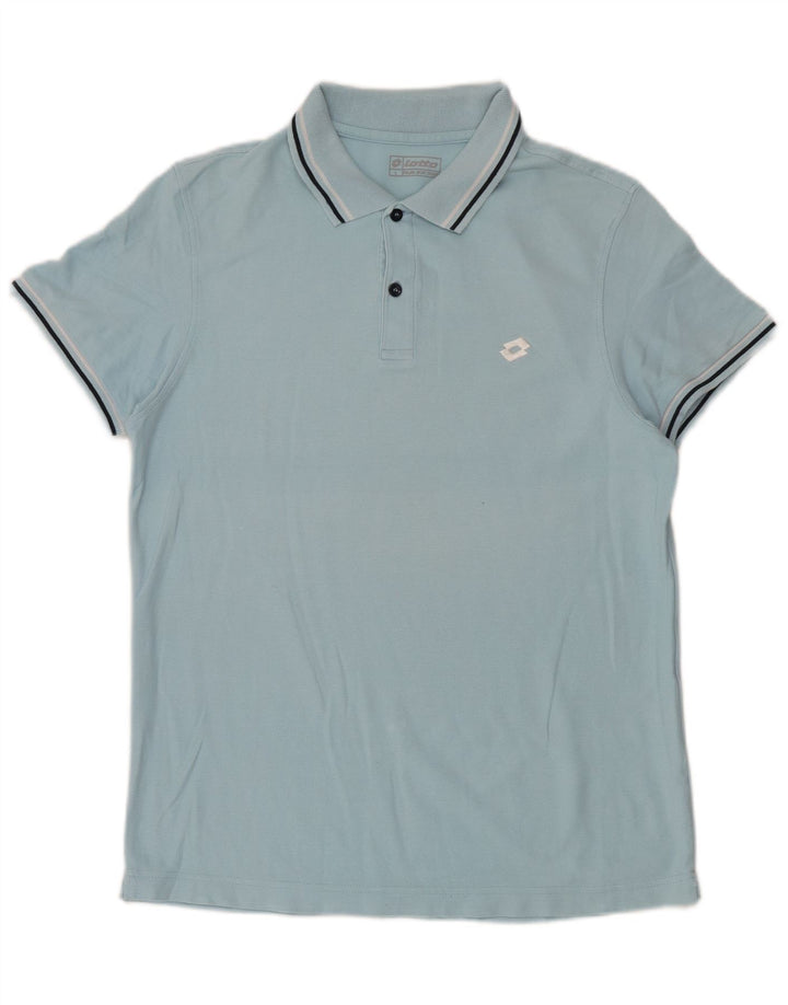 Polo Lotto Hombre Azul Grande