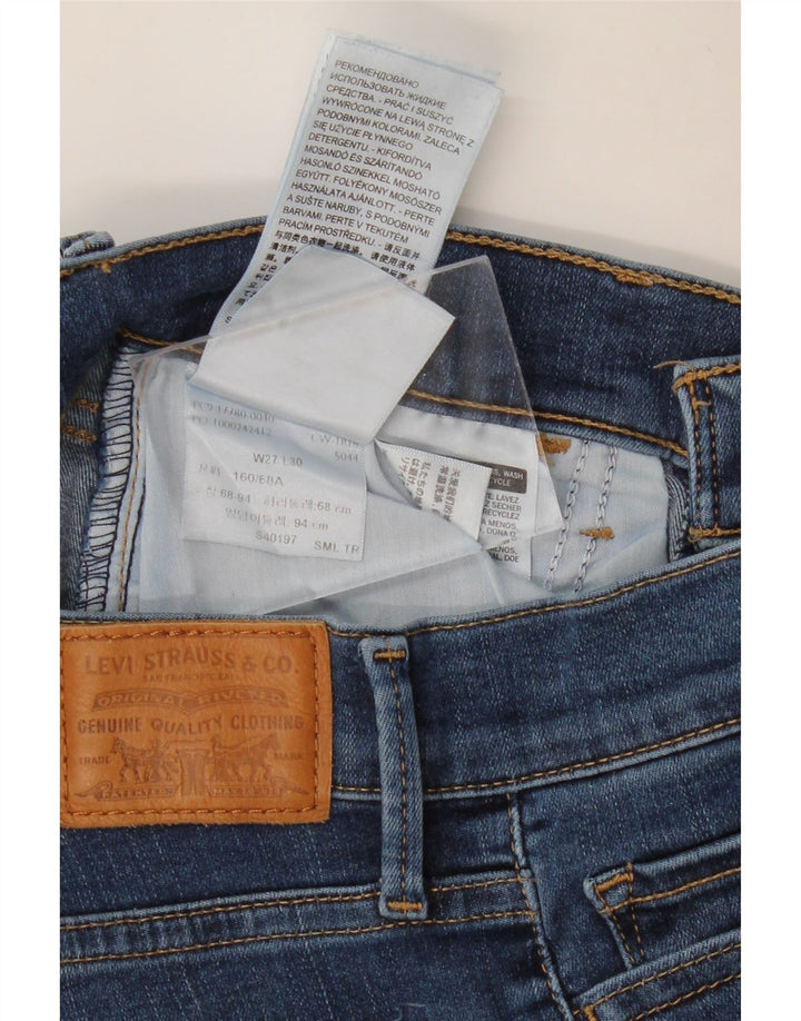 LEVI'S Jeans Super Skinny 710 para Mujer W27 L30 Algodón Azul