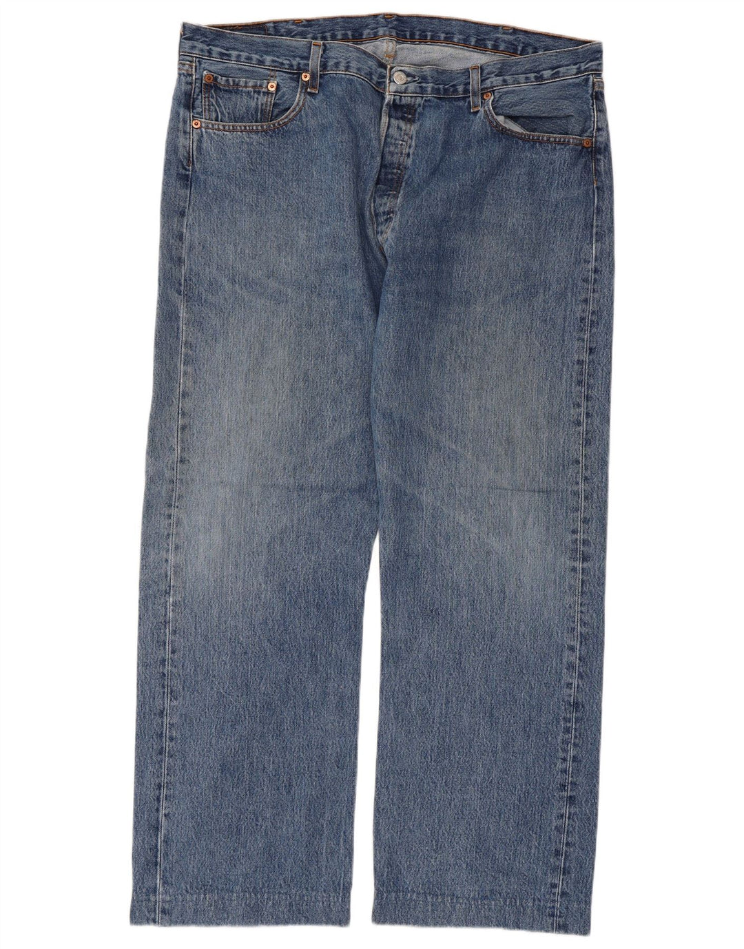 LEVI'S Jeans rectos 501 para hombre W40 L29 Algodón azul