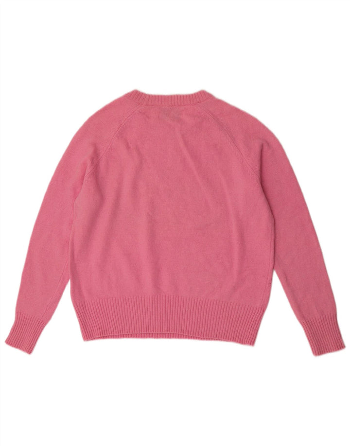 Superdry Jersey de cuello redondo para mujer, talla 40, color rosa medio