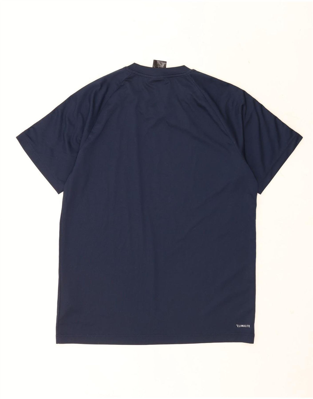 ADIDAS Camiseta Climalite para hombre Top Medium Azul marino Poliéster