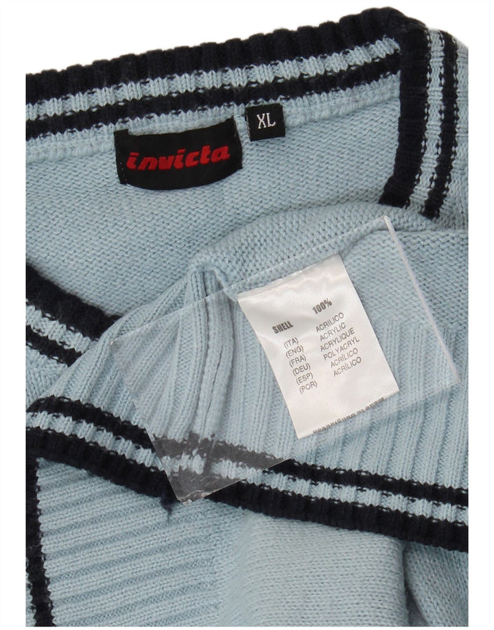 Invicta Suéter De Cuello Redondo Para Hombre XL Acrílico Azul