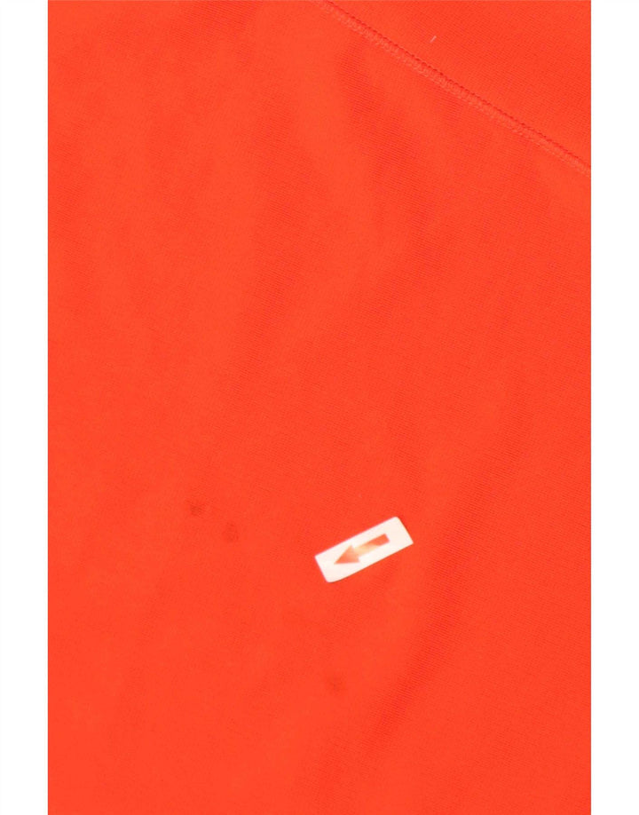 Berghaus Hombre Zip Neck Top Manga Larga Poliéster Naranja Mediano Deportes