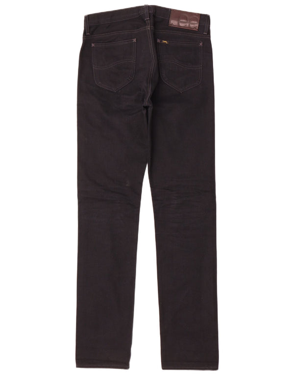 Lee Mens 101 Rider Slim Jeans W31 L34 Algodón Negro