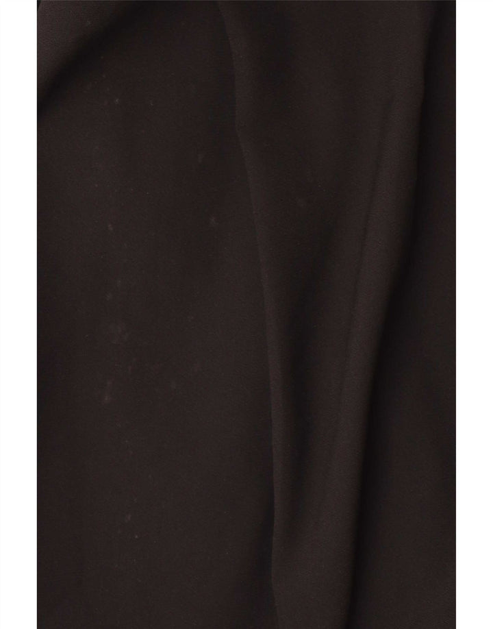 Marks & Spencer Falda cruzada para mujer UK 12 Medium W28 Poliéster negro