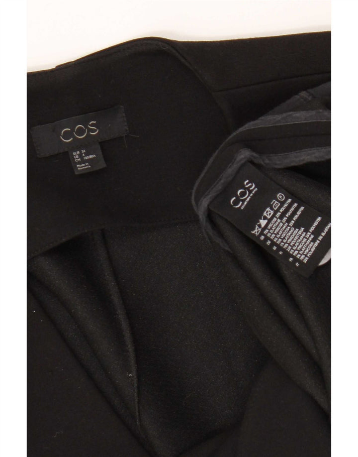 Cos Chaqueta tipo blazer abierta para mujer EU 34 XS Viscosa negra