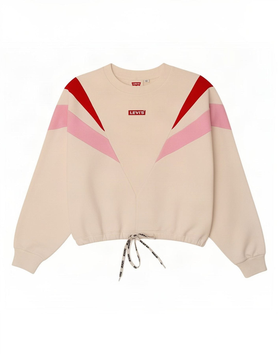 Levi's Jersey tipo sudadera extragrande para mujer UK 10 Small White Colourblock