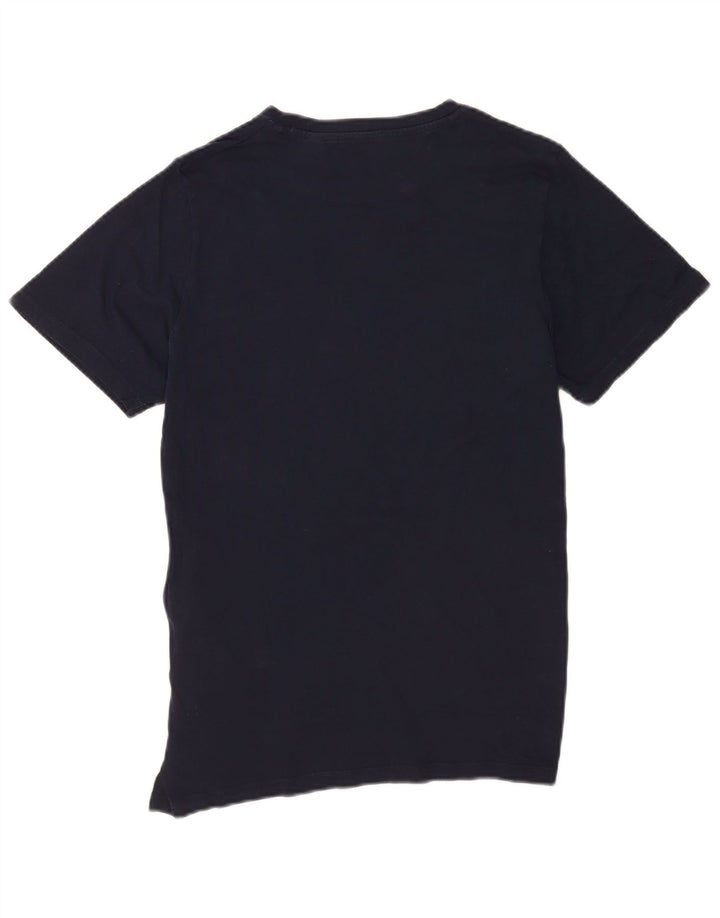 Jack & Jones Hombre Camiseta Gráfica Top Medium Azul Marino