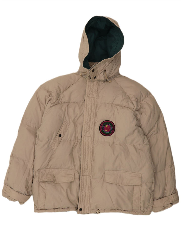 Brugi Chaqueta reversible acolchada con capucha para hombre IT 54 2XL Verde