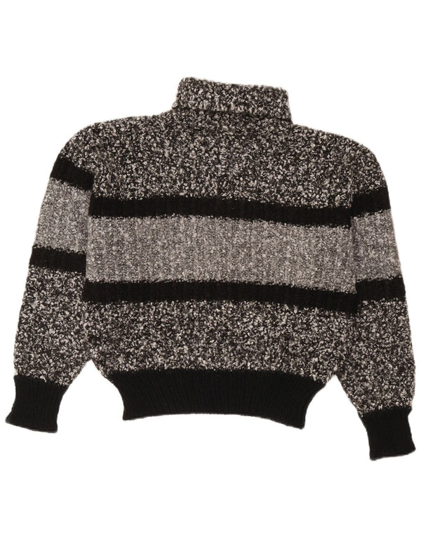 Lorsay Suéter corto con cuello vuelto para mujer UK 44 Medium Black Colourblock