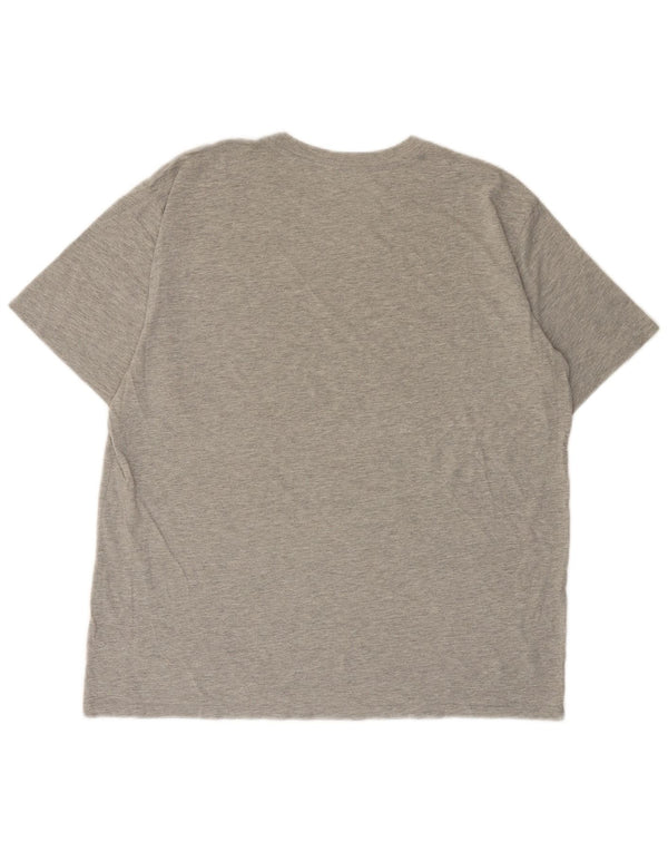 Eddie Bauer - Camiseta gráfica para hombre, talla grande, algodón gris