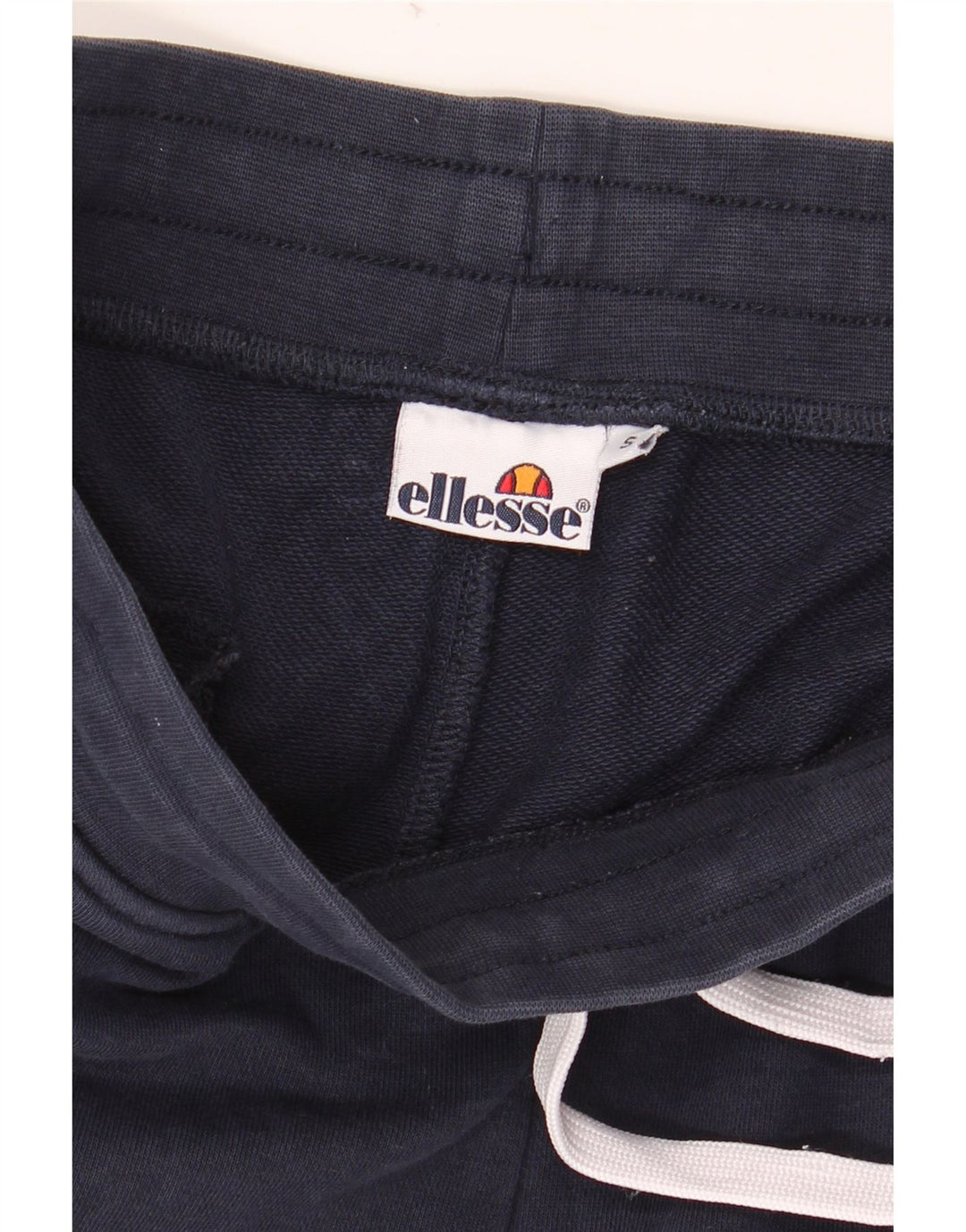 ELLESSE Hombre Pantalones De Chándal Joggers Small Azul Marino Colorblock