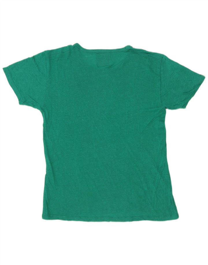 Zara Hombre Camiseta Top Small Verde