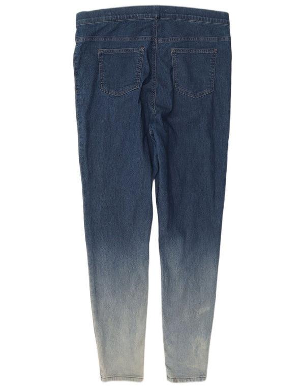 Marks & Spencer Womens Jegging Jeans UK 16 Large W34 L30 Blue Cotton
