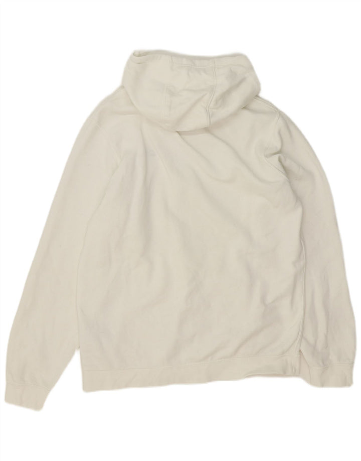 Nike - Sudadera con capucha para hombre, talla grande, algodón blanco