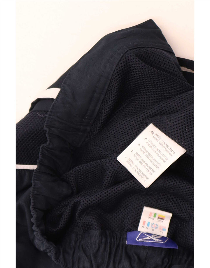 Reebok Pantalones de chándal para mujer UK 46 Large Azul marino Poliéster