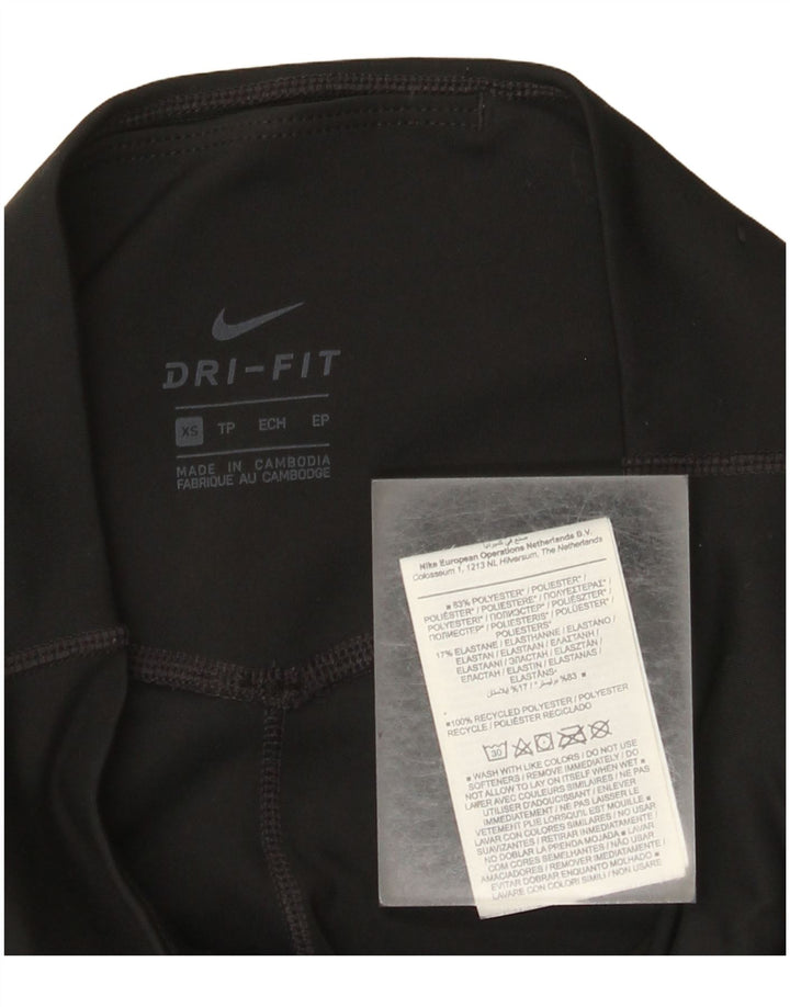 Nike Leggings Capri para Mujer UK 4 XS Poliéster Negro