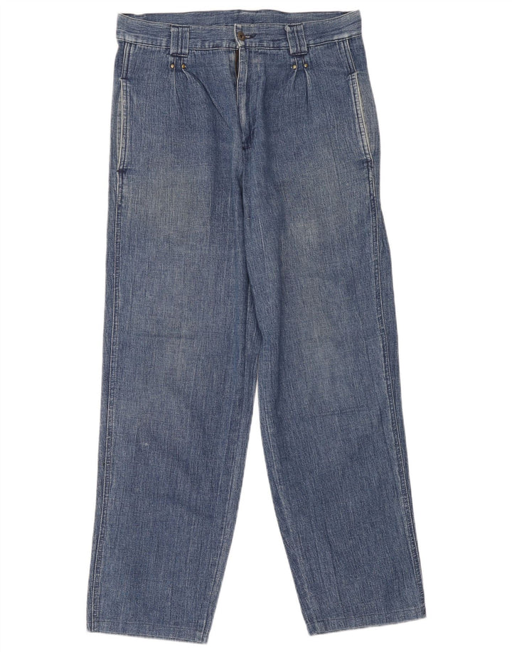 Vaqueros rectos para hombre Carrera W34 L30 Algodón azul