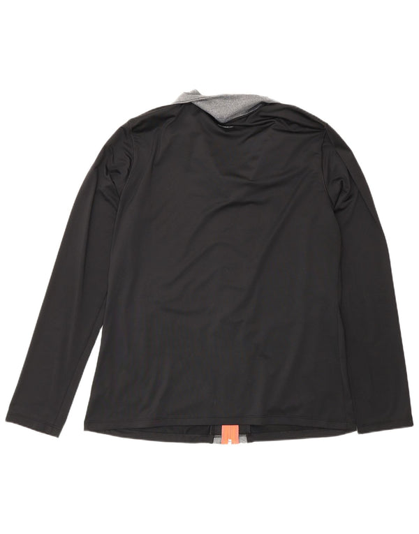 New Balance Hombre Chándal Top Chaqueta Grande Negro Colorblock Poliéster