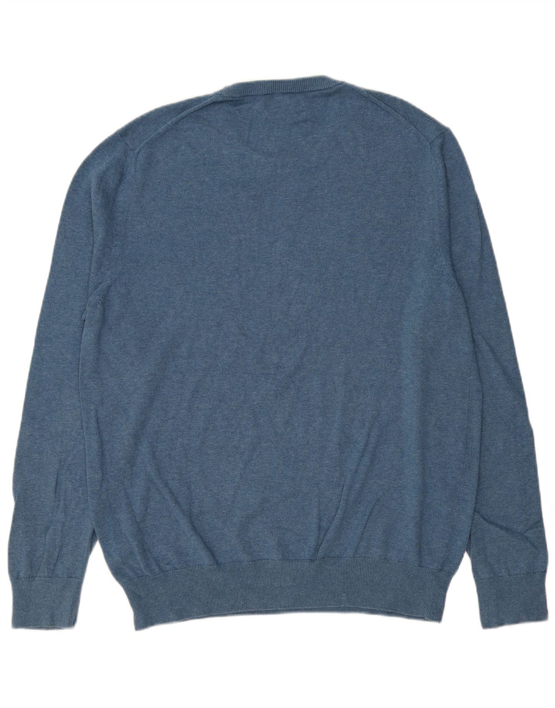 Marks & Spencer Jersey de cuello redondo para hombre XL Algodón azul