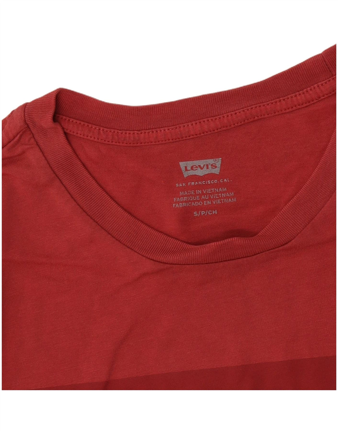 Levi's Camiseta gráfica para hombre Top Small Rojo