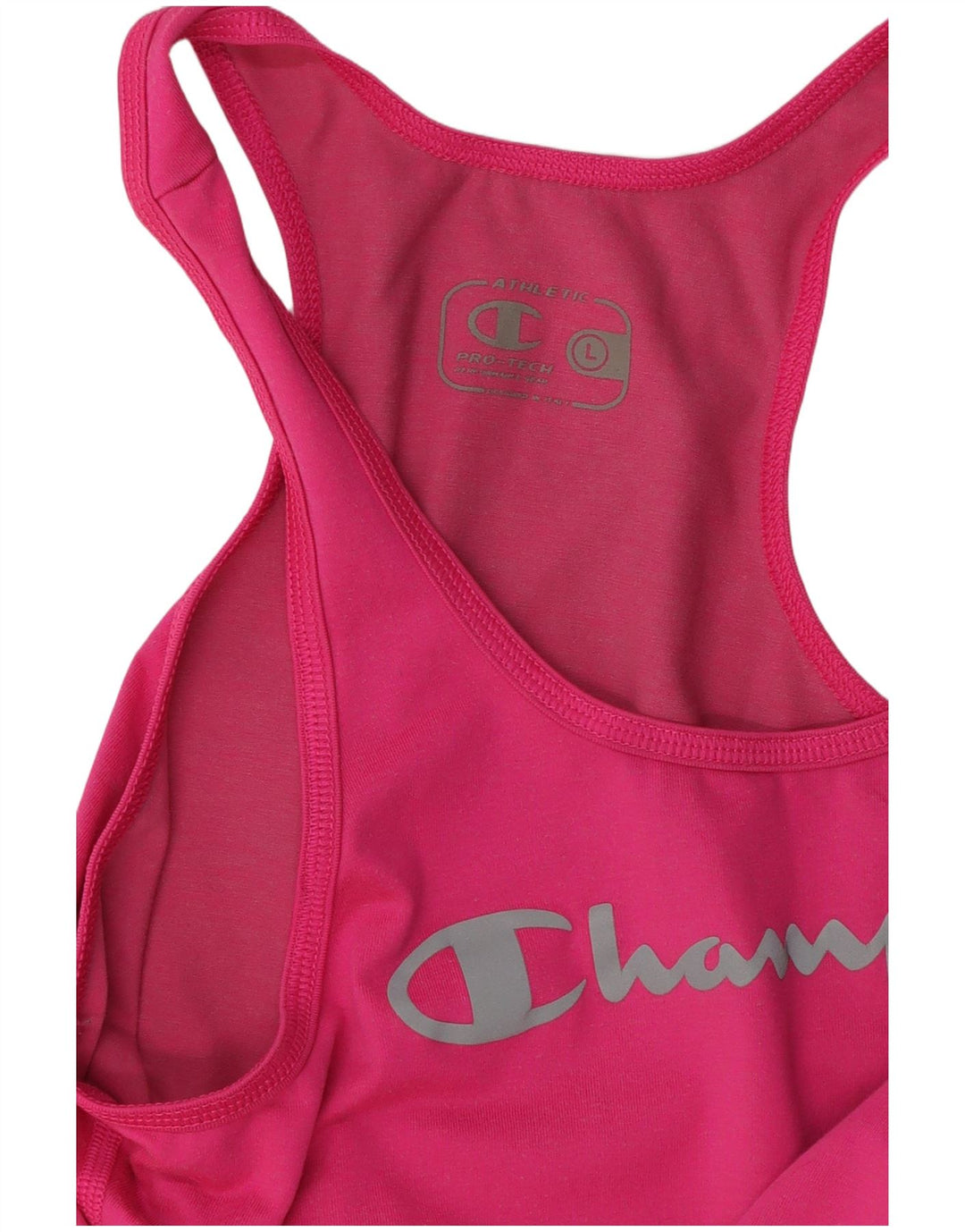 CHAMPION Camiseta gráfica para mujer Top UK 40 Large Pink