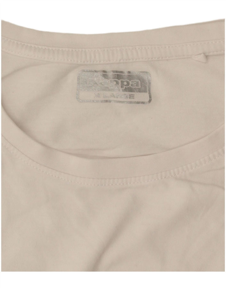 Kappa Camiseta Hombre Top XL Blanco