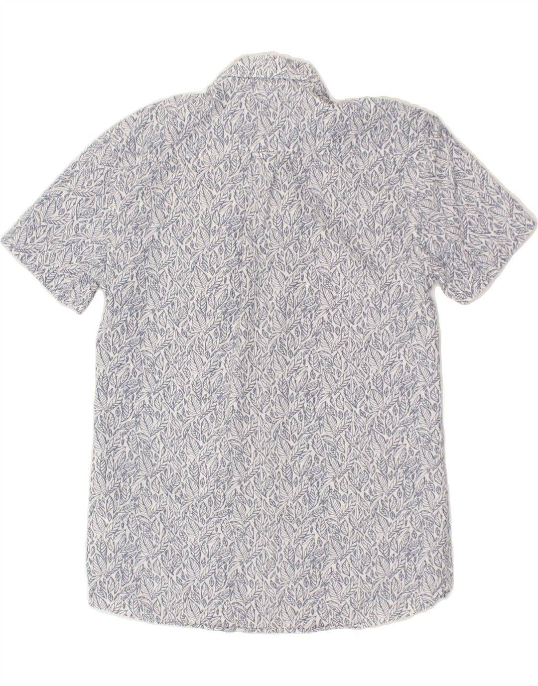 JULES Mens Slim Abstract Pattern Shirt Medium Blue Spotted Cotton | Vintage Jules | Thrift | Second-Hand Jules | Used Clothing | Messina Hembry 