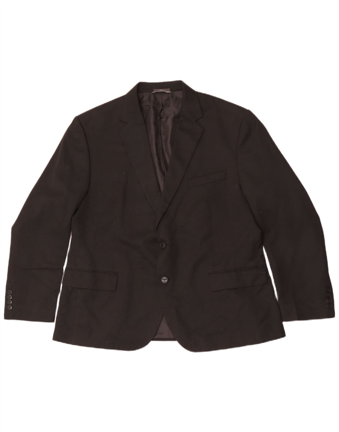 Marks & Spencer Chaqueta tipo blazer regular con 2 botones para hombre IT 56 3XL Negro