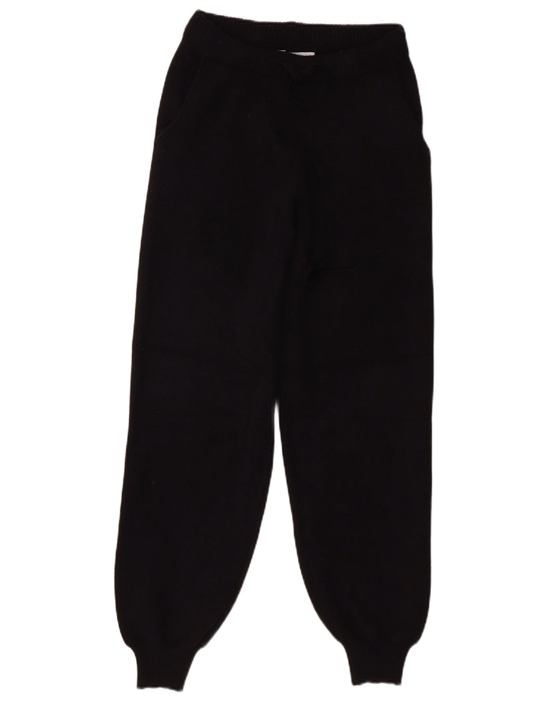 Zara Mujer Pantalones De Chándal Joggers UK 42 Medium Negro Viscosa