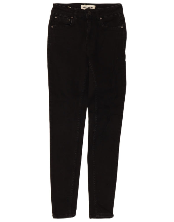 Vaqueros pitillo Superdry para mujer W24 L30 Algodón negro