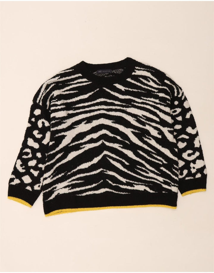 Marks & Spencer Jersey con Cuello Barco para Mujer UK 46 Grande Negro