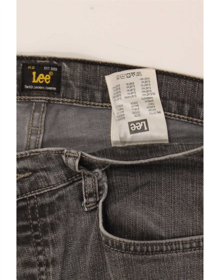 Lee Vaqueros Rectos Powell para Hombre W34 L30 Algodón Gris