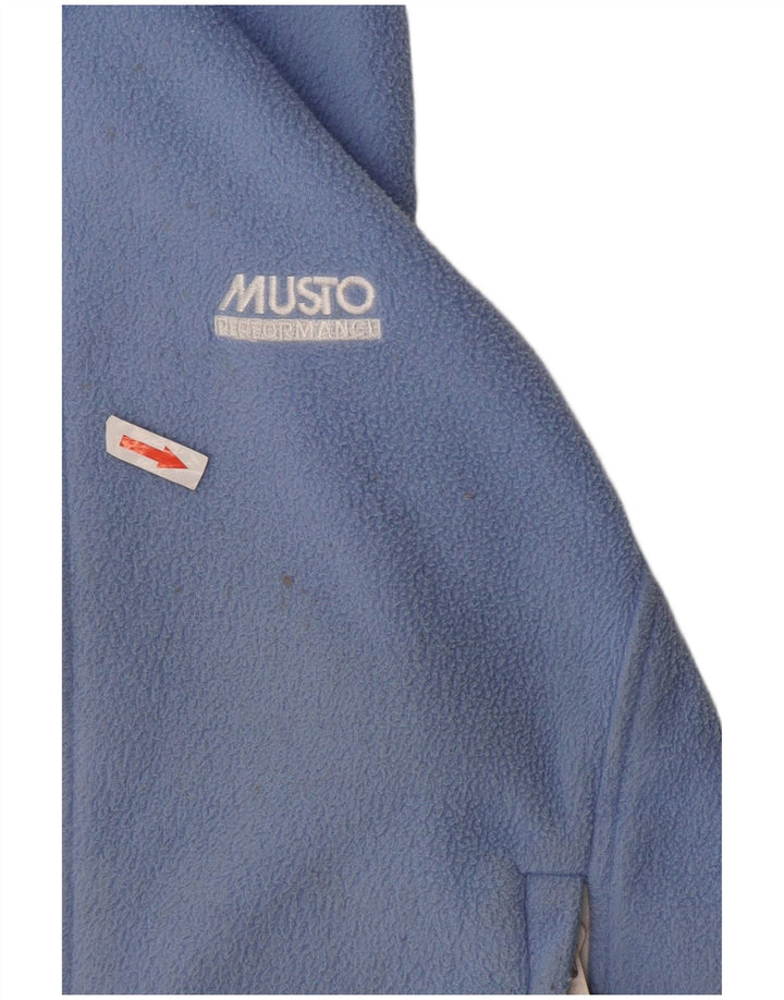 Musto Chaleco polar para niño 11-12 años Azul medio Poliéster color block