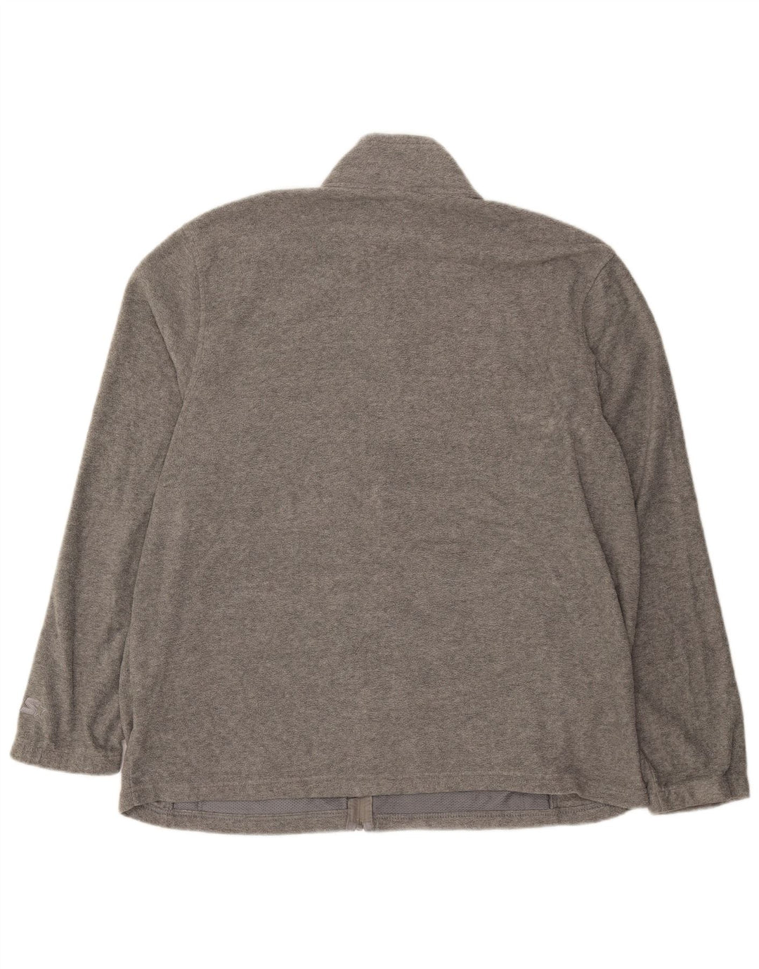 STARTER Mens Fleece Jacket UK 42 XL Grey Polyester