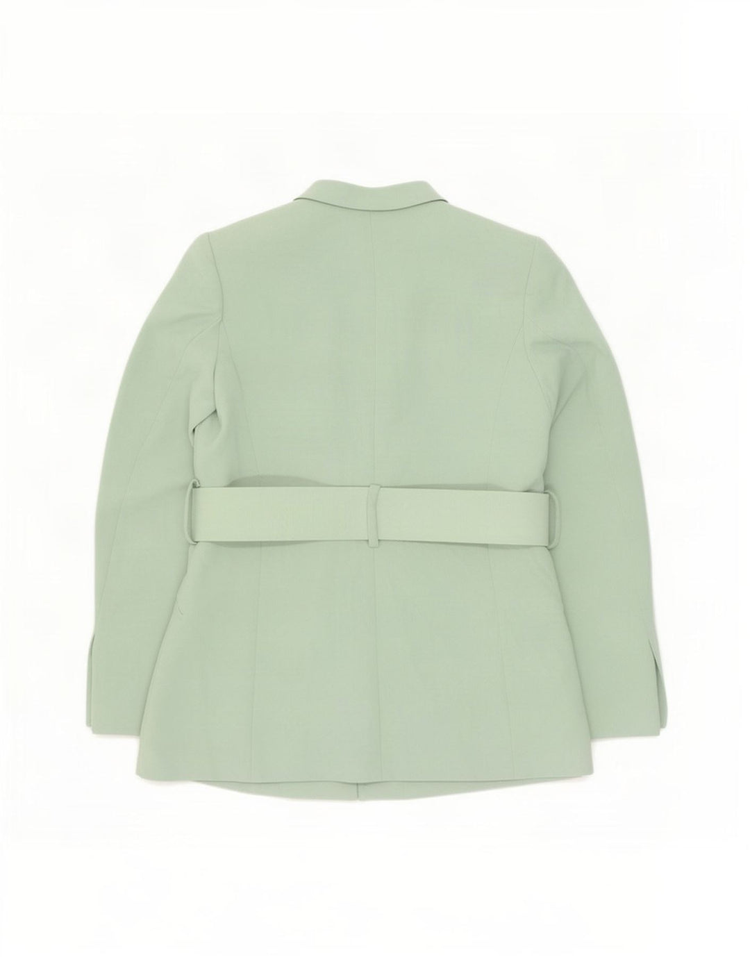 Zara Mujer Blazer Chaqueta UK 44 Poliéster Verde Medio